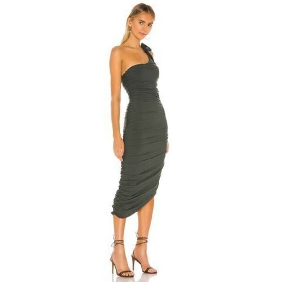 Revolve Majorelle Montreal Dress in Moss Green Size Small NWT - Picture 2 of 7